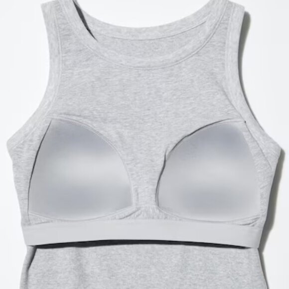 Uniqlo Ribbed Cropped Bra Top - Picture 3 of 4